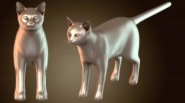 3D model Animals Mil Cat (STL)