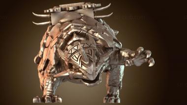 3D модель Анкилозавр (STL)