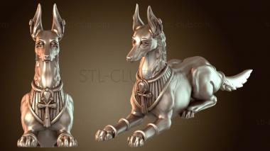 3D модель Анубис-хаунд кладет (STL)