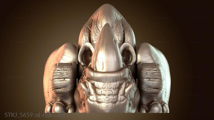 Статуэтки животных Бронированный Носорог Вэлиант