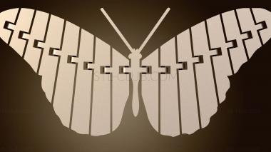 3D модель Шарнирная бабочка (STL)