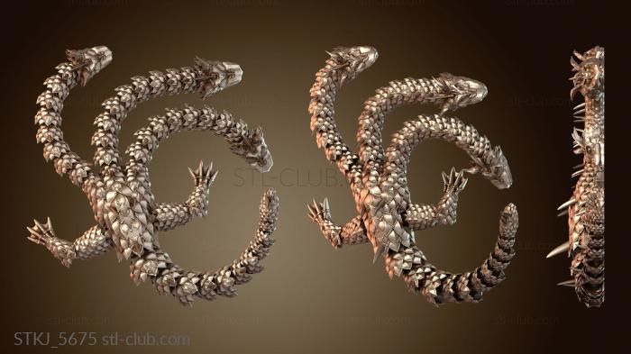 Статуэтки животных Сочленённый на месте Hydra Eisp