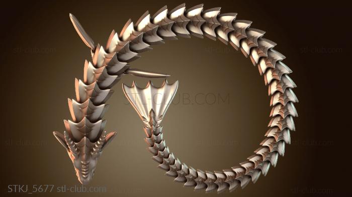 Статуэтки животных Сочлененный морской дракон