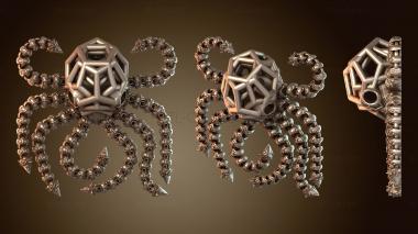 3D модель Сочлененный пустотный осьминог (STL)