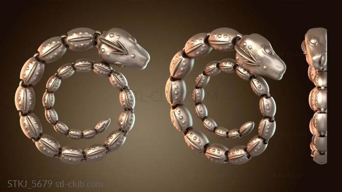 Статуэтки животных Шарнирная змея-покачивание