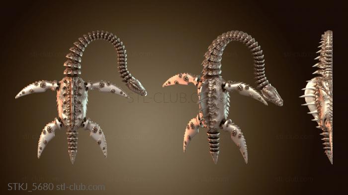 Статуэтки животных Сочленяющийся плезиозавр