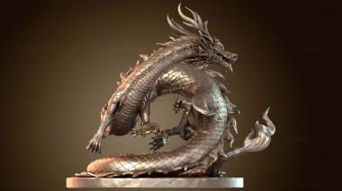 3D model Asian Dragon Sculpt (STL)