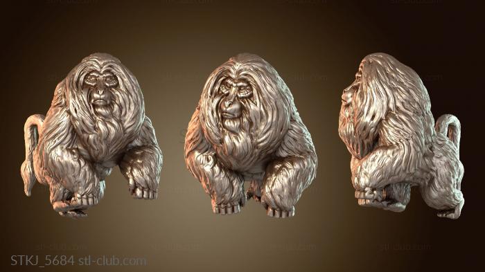 Статуэтки животных Атакующий примат