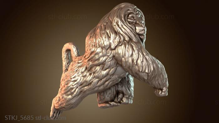 Статуэтки животных Атака примата свирепая