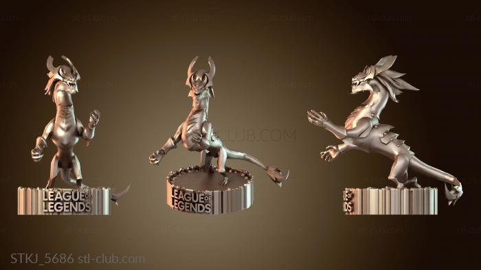 Статуэтки животных Аурелион Сол с подставкой