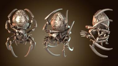 3D model Australian Spider Cavalry Rider Bowman Intense (STL)