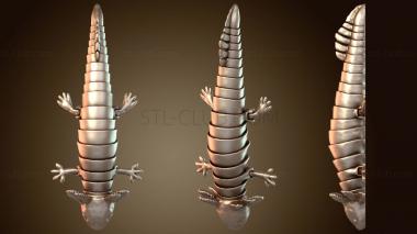 3D модель Аксолотль сочлененный (STL)