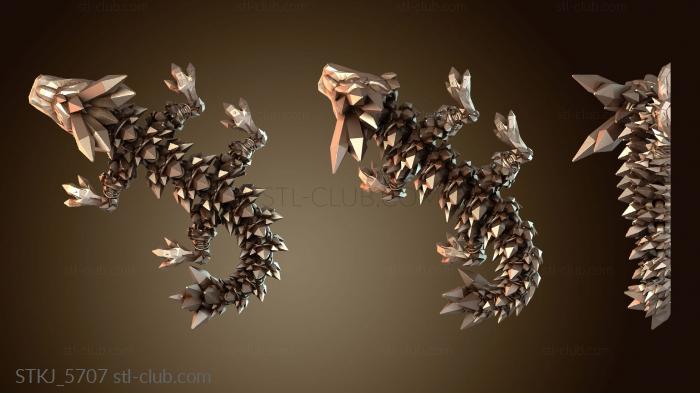 Статуэтки животных Малыш Кристалл Дракон