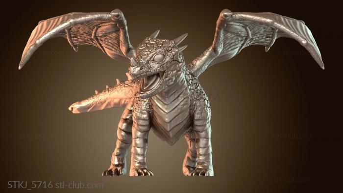 Статуэтки животных Малыши-монстры-драконы