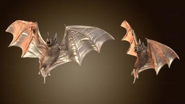 3D модель Бэйн против Бэтмена Бэтс Дубликат (STL)