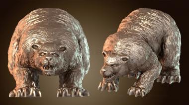 3D модель Медведь Измененный (STL)