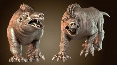 3D мадэль Медведь агрессивен (STL)