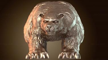 3D модель Медведь, сложенный из льда (STL)