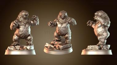 3D мадэль Медведи Медведь Б (STL)