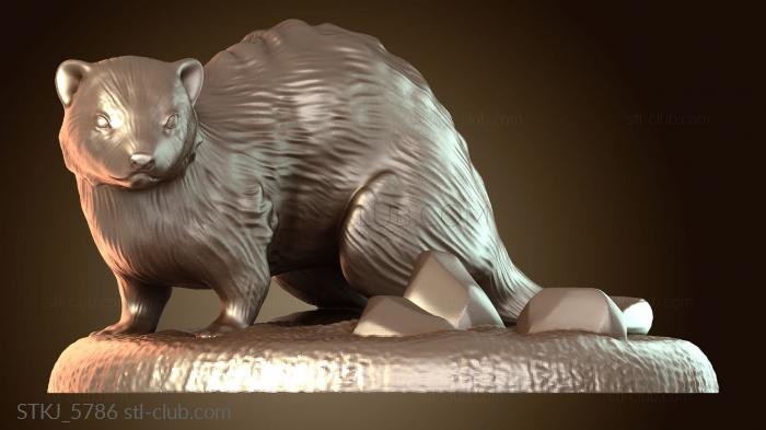 Статуэтки животных Действие Beast Ferret