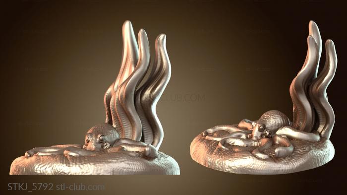 Статуэтки животных Действие Зверя-Осьминога