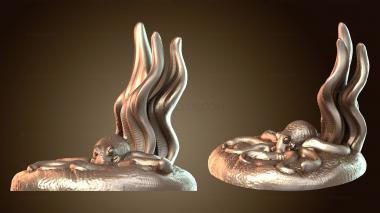3D model Beast Octopus Action (STL)