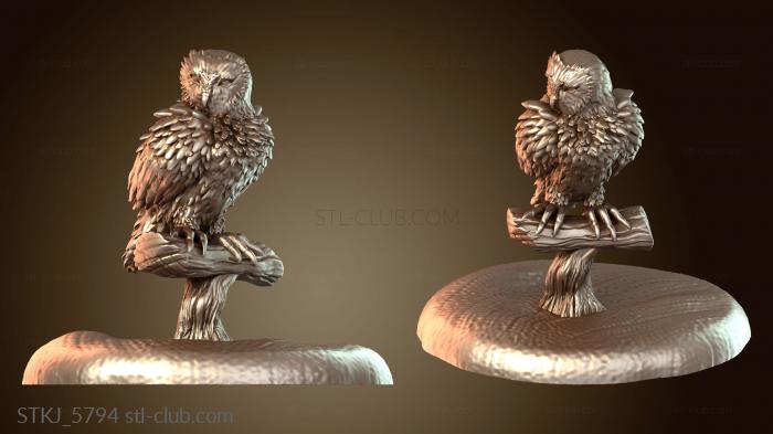 Статуэтки животных Действие Зверя Совы