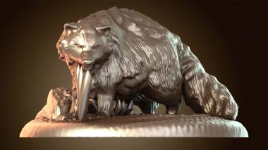 3D модель Экшн-зверь-енот (STL)