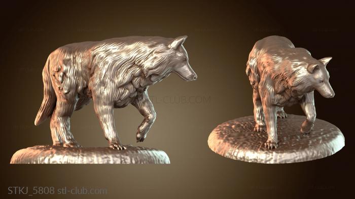 Статуэтки животных Зверь Волк Повседневный