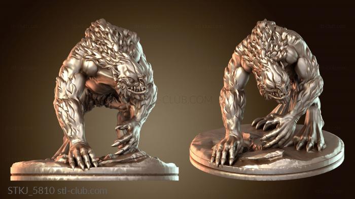 Статуэтки животных Звериный пещерный охотник