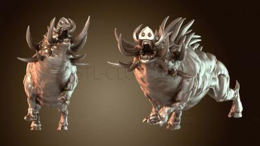 3D модель Зверолюди Свирепые Кабанчики (STL)