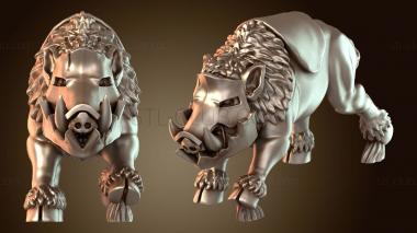 3D мадэль Колеса бронированного кабана прочные (STL)