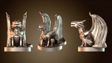 3D model Bronze Dragon Wyrmling (STL)