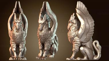 3D мадэль Бронзовый гриффон (STL)