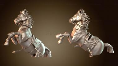 3D мадэль Боевой конь рыцарский (STL)