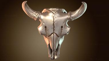 3D model Bull Skull (STL)