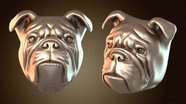 3D мадэль Бульдог (STL)