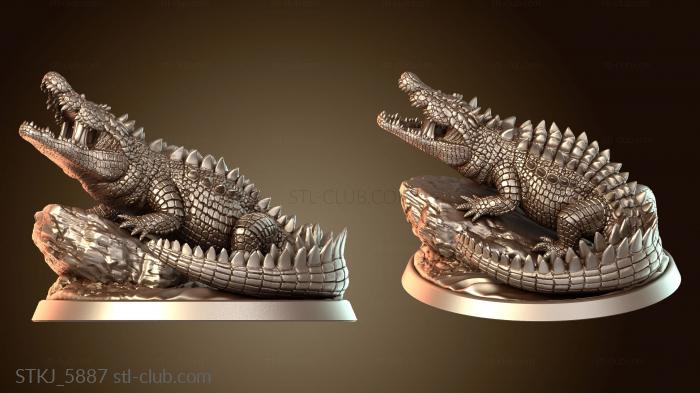 Статуэтки животных Захороненный крокодил