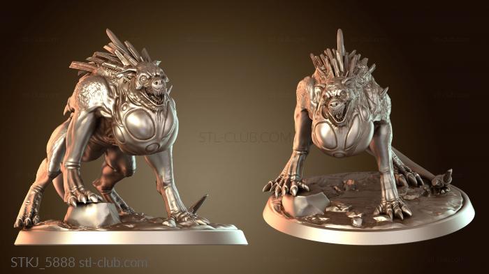 Статуэтки животных Захороненный в могиле воющий