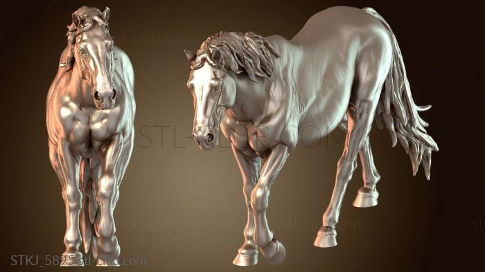 Статуэтки животных Лошадь Камарга