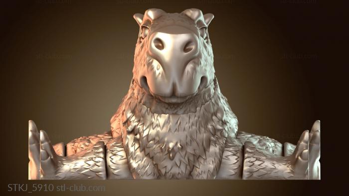 Статуэтки животных Капибара Яркая