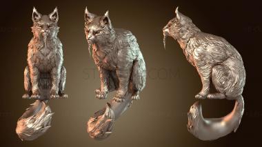 3D модель Кошка Грациозная (STL)