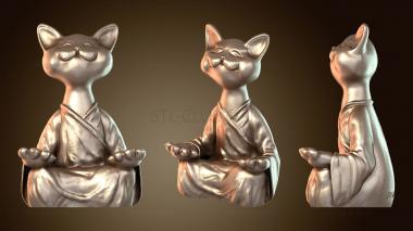 3D model Cat Zen (STL)