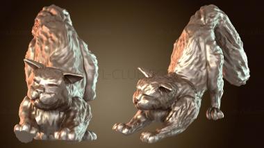 3D model Cats Stretching (STL)