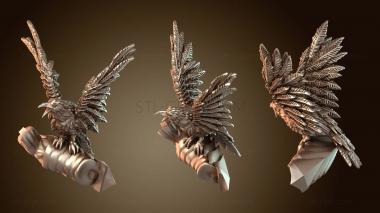 3D модель Харон с вороном (STL)