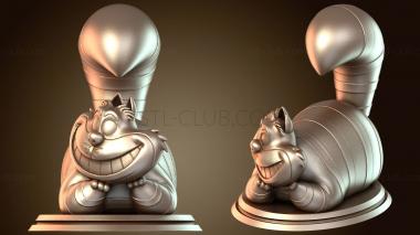 3D мадэль Страна чудес Чеширского кота (STL)