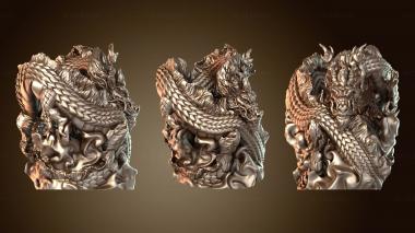 3D модель Подставка для вина «Китайский дракон» (STL)