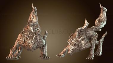 3D мадэль Пепельный волк Фенрис (STL)