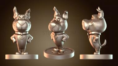 3D model Combo Scooby Doo Gang with Scrappy (STL)
