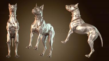 3D мадэль Собака-компаньон (STL)